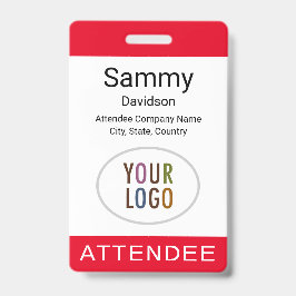 Abzeichen-Event-Logo Lanyard Clip Reel Ausweis