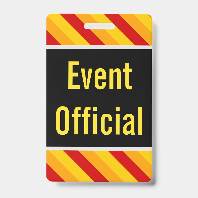 Abzeichen "Event Offiziell" Ausweis (Vorderseite)