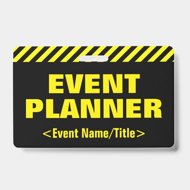 Abzeichen "EVENT PLANNER" Ausweis (Vorderseite)