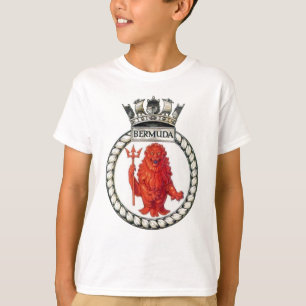 Abzeichen f HMS Bermuda T-Shirt