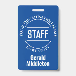 Abzeichen für Bedienstete Ausweis