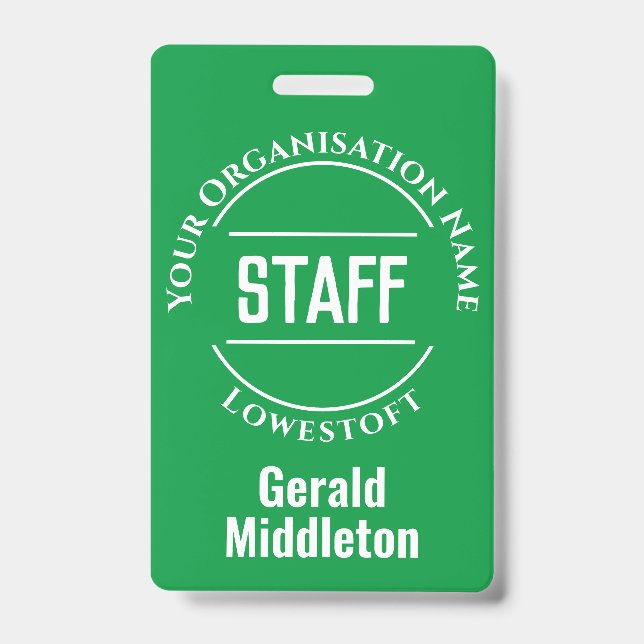 Abzeichen für Bedienstete Ausweis (Vorderseite)