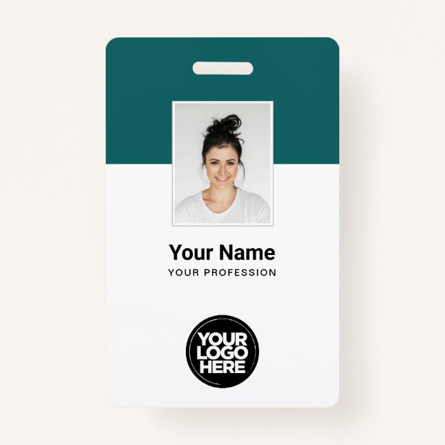 Abzeichen für benutzerdefinierte Firmenkundennamen Ausweis (Vorderseite)