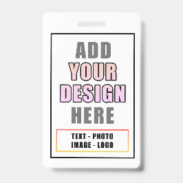 Abzeichen für benutzerdefinierte Personalisierte O Ausweis