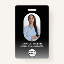 Abzeichen für das benutzerdefinierte Foto "Gradien