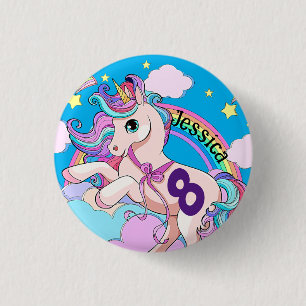 Abzeichen für das magische Einhorn des Party Button