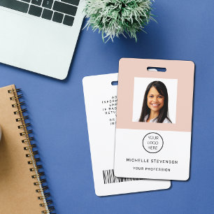 Abzeichen für den Bar des benutzerdefinierten Foto Ausweis