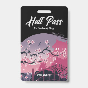 Abzeichen für den Dark Blossom-Hall-Pass Ausweis
