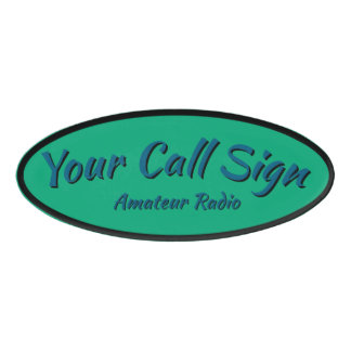 Abzeichen für den Namen des Aufrufs Namenschild