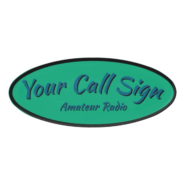 Abzeichen für den Namen des Aufrufs Namenschild (Vorderseite)