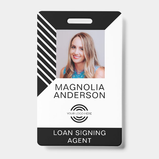 Abzeichen für den Strichcode des benutzerdefiniert Ausweis (Vorderseite)