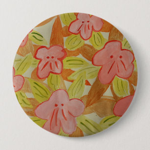 Abzeichen für farbige Blume Button