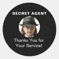 Abzeichen für geheime Agent Spy Party-Identität