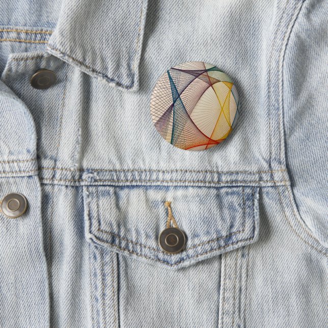 Abzeichen für geometrische Entwurfsschaltflächen Button (Beispiel)