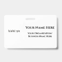 Abzeichen für Ihren eigenen Namen Ausweis
