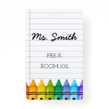 Abzeichen für Lehrer vor dem K-Kindergarten mit Pr