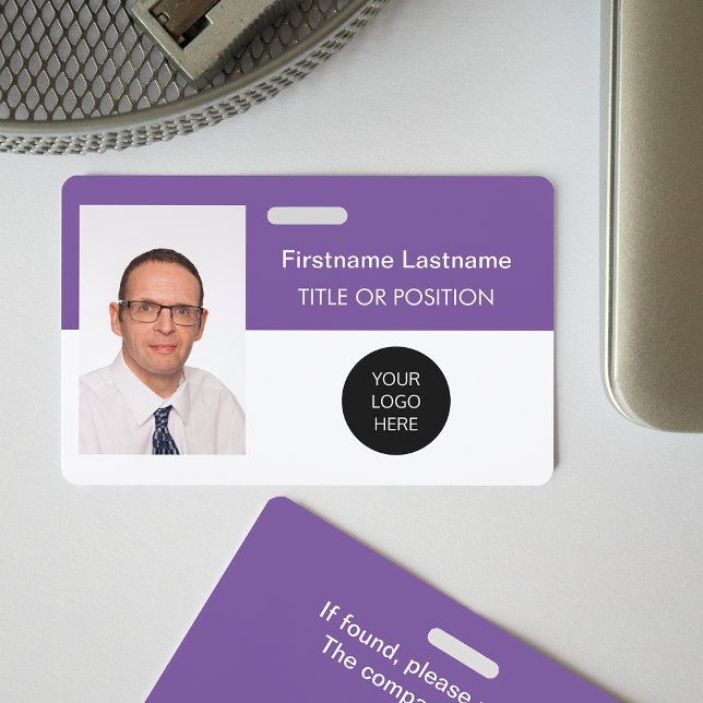 Abzeichen für lila Foto-ID Ausweis (Von Creator hochgeladen)