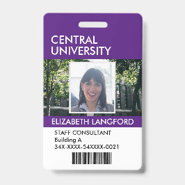 Abzeichen für Mitarbeitername| Benutzerdefiniertes Ausweis