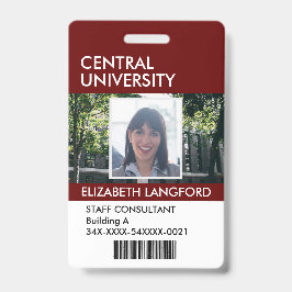 Abzeichen für Mitarbeitername| Benutzerdefiniertes Ausweis