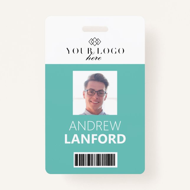 Abzeichen für Mitarbeitername| Benutzerdefiniertes Ausweis (Vorderseite)