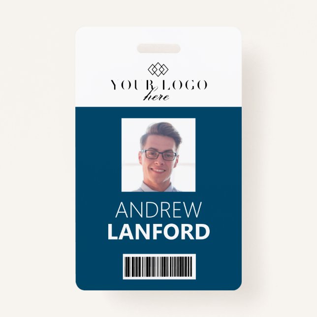 Abzeichen für Mitarbeitername| Benutzerdefiniertes Ausweis (Vorderseite)