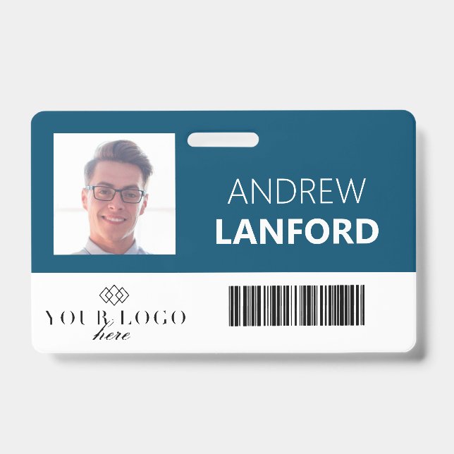 Abzeichen für Mitarbeitername| Benutzerdefiniertes Ausweis (Vorderseite)