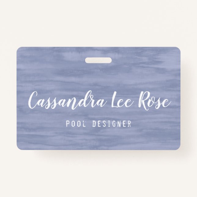 Abzeichen für verblasste blaue Unternehmen Ausweis (Vorderseite)