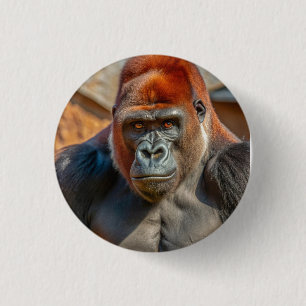 Abzeichen: Gorilla Button