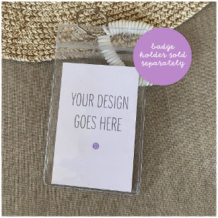 Abzeichen-Inhaber Einsteckkarte Euro Size DIY DRUC Visitenkarte