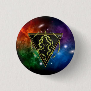 Abzeichen Jungfrau Zodiaque Geschenk Astrologie Button