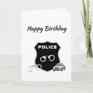 Abzeichen-Karte für Polizeikriminalität Karte