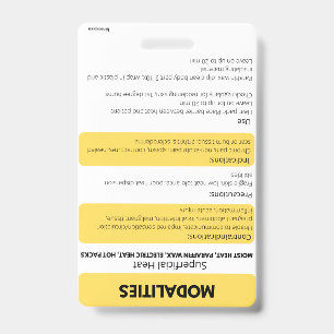 Abzeichen-Kartenverweis (Hot/Cold)  Ausweis