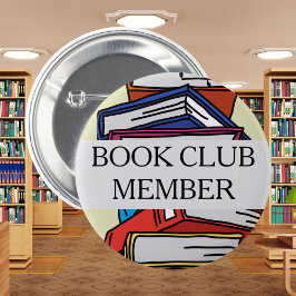 Abzeichen-Leserbücher für Mitglieder des Buchclubs Button