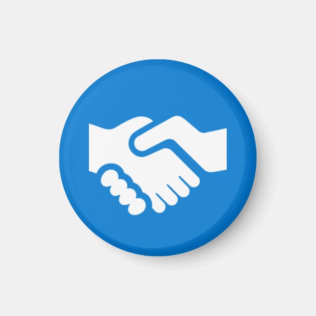 Abzeichen Magnet - Handshake (Vorne)