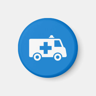 Abzeichen Magnet - Krankenwagen