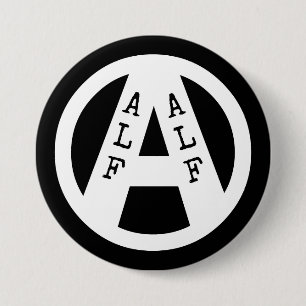 Abzeichen mit ALF Symbol Button