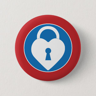 Abzeichen mit vertraulicher Schaltfläche (Medium,  Button