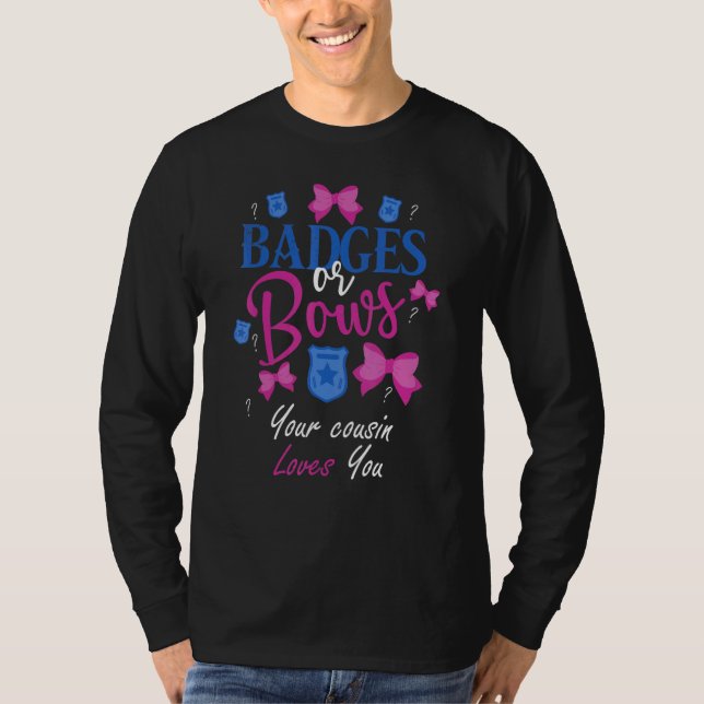 Abzeichen oder Bogen Ihren Cousin Lieben, die Sie  T-Shirt (Vorderseite)