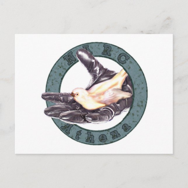 Abzeichen-Postkarte NARC-Athena Postkarte (Vorderseite)