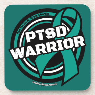 Abzeichen...PTSD Getränkeuntersetzer
