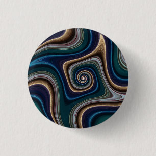 Abzeichen - Quadratische Wirbel Button