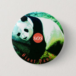 Abzeichen rond Panda - Grand Button