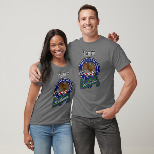 Abzeichen und Tartan des Clans Agnew T-Shirt