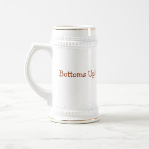 Abzeichen Up Beer Stein Bierglas