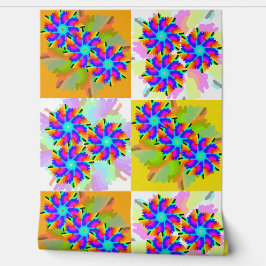 Abziehbild 7 - Mystische Blume Tapete