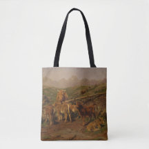 Abziehen der Kälber (von Rosa Bonheur)