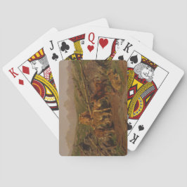 Abziehen der Kälber (von Rosa Bonheur) Spielkarten