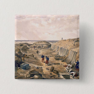 Abzugsgraben der Bastion du Mat, Platte von 'Seat Button