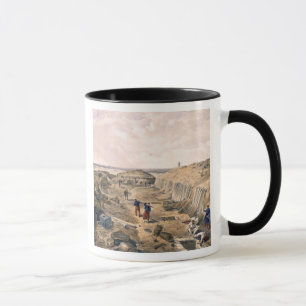 Abzugsgraben der Bastion du Mat, Platte von 'Seat Tasse