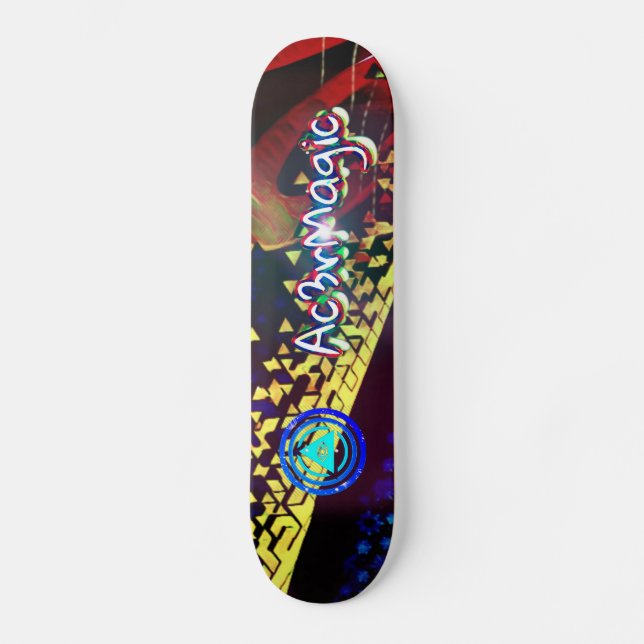 Ac3rMagic-Skateboard Skateboard (Vorderseite)